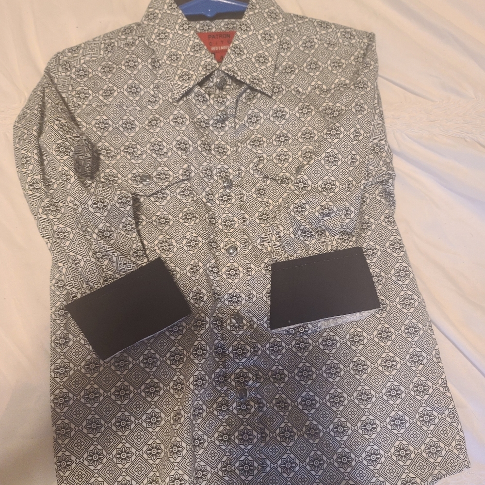Patron City Red Label little boy Cowboy Shirt
